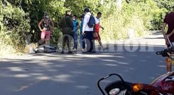 Las autoridades arribaron al lugar del accidente, donde murió Israel Méndez. / Foto: Cortesía