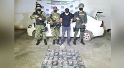 Las autoridades investigan a quién pertenecía el cargamento de clorhidrato de cocaína. / Foto: Ejército Nacional