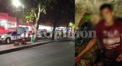  El hombre que murió tras el cruce de disparos quedó sin vida en una zona oscura.