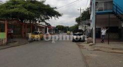 En este punto del barrio Pueblo Nuevo ocurrió el ataque contra una de las víctimas.