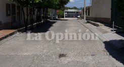 En esta calle del barrio San Martín ocurrió el lamentable hecho.