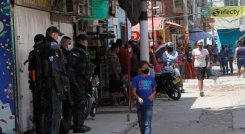 Según la Policía, no hubo heridos durante el intercambio de disparos. / Foto: Alfredo Estévez