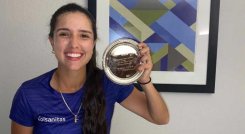 María Camila Osorio subcampeona.