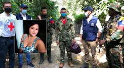 El soldado Ever Castro fue recibido por una comisión humanitaria. / Foto Cortesía