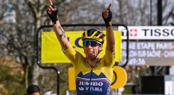 Priomoz Roglic una de las grandes estrellas del ciclismo mundial del momento.