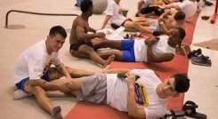 Jossimar Calvo, lidera la selección de gimnasia de mayores de Colombia.