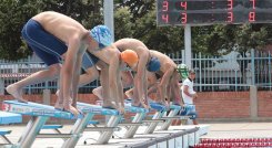 El deporte de la natación volvió con mucha actividad.