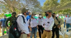 Emilio Archila, consejero presidencial, en su visita al Catatumbo. /Foto cortesía para La Opinión
