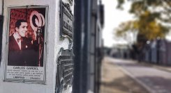 Tumba de Carlos Gardel en el cementerio de Chacarita en Argentina, es ícono en ese país./ Foto Colprensa.