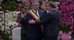 Posesión del presidente Iván Duque. Foto :Colprensa