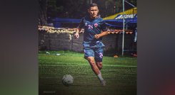Jorge Mendoza, jugador zuliano al servicio de Patriotas. 