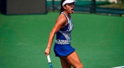 María Camila Osorio Serrano, en torneo WTA 250 de Monterrey. 