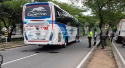 El hecho ocurrió a las 3:00 de la tarde de este lunes