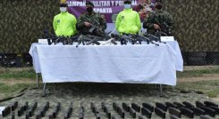 El material de guerra fue encontrado en el corregimiento Las Mercedes de Sardinata.