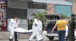 La víctima fue identificada como Edwin Díaz Álvarez. / Foto. Alfredo Estévez