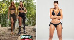 La cucuteña Liseth Vanessa Torres Barriga (izquierda) es una de las participantes. Andrea Serna y Daniella Álvarez serán nuevamente presentadora y anfitriona. / Foto: Cortesía