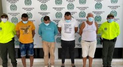Los detenidos responderán por concierto para delinquir y porte ilegal de armas.