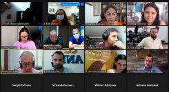 Durante la actividad virtual, desarrollada el pasado jueves, se hicieron dinámicas a través de la metodología Decido Ser. 