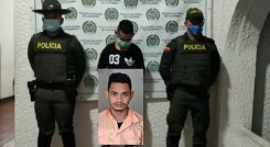 Por dos horas los carabineros de la Policía buscaron al homicida y lo capturaron.