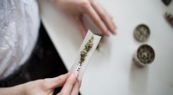 Las autoridades se incautaron de cigarrillos de marihuana.