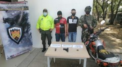Néstor Eduardo Moreno León y Carlos Rafael Ibarra Poveda fueron detenidos en Tibú.