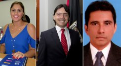María Jimena Durán, Wilmar Cepeda Basto y Luis Manuel Quintero, los ternados / Foto: Cortesía