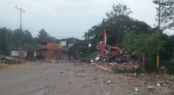 Medios de comunicación del vecino país e internautas publicaron imágenes de lo ocurrido en las últimas horas, sobre lo cual no se ha pronunciado el gobierno de Nicolás Maduro. / Foto: Tomada de Twitter