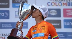 Jesús David Peña, bicampeón de la Vuelta de la Juventud Colombiana.