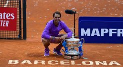 Rafael Nadal gran figura del tenis mundial.