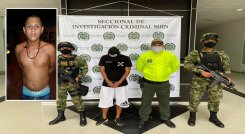 Edwin Alexis Misse Santafé fue detenido en Villa del Rosario./FOTO: Cortesía 