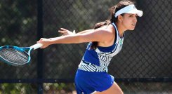 María Camila Osorio Serrano en el torneo de Charleston WTA 250.
