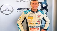 Oscar Tunjo, piloto colombiano. 