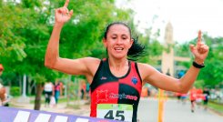 Yajaira Rubio, atleta nacida en Arboledas, Norte de Santander. 