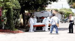 El cadáver de Wilson Reyes Barrientos fue descubierto la mañana de ayer.