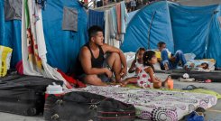 Desplazados venezolanos en Arauquita.  