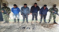 Los detenidos deberán responder por extorsión y porte ilegal de armas.