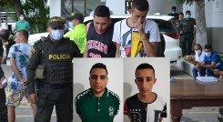 Brayan Fabián Rodríguez Rey  y Pedro Alejandro Escobar Ceballos fueron enviados a la cárcel.