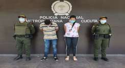 Yurley  Flórez Silva y Alexander López Pinzón fueron capturados en La Riviera.