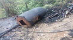 Las estructuras fueron halladas en zona rural de Tibú.