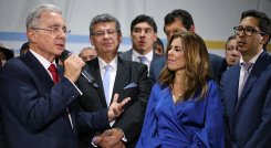 Miembros del partido Centro Demócratico.