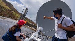Las antenas serán ubicadas en zonas estratégicas para mejorar la receptividad de señal en hogares y colegios. / Foto: Cortesía