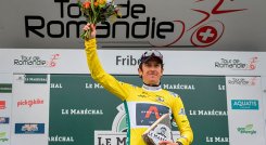Geraint Thomas fue el campeón de en Romandía. 