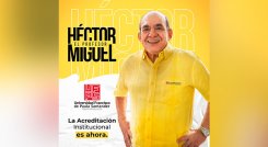 Héctor Miguel Parra López ha sido rector de la UFPS por 18 años y va por el séptimo periodo. /Foto tomada de Facebook
