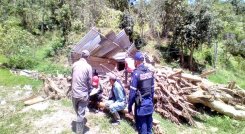 Las autoridades evalúan los daños materiales. Se perdieron semovientes, cultivos y truchas. / Cortesía/ La Opinión 