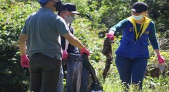 Para mejorar los componentes verdes y ambientales del barrio El Progreso, se cumplió el fin de semana una jornada de recolección de residuos sólidos, entre ellos los aprovechables./ Cortesía/ La Opinión 
