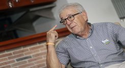 El alcalde Jairo Yáñez implementó ayer un ejercicio de acompañamiento y cultura de paz./ Foto cortesía