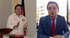 Concejal Arias frente al abogado Andrés Chávez