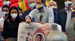 Juan Guaidó estuvo negado a la posibilidad de reanudar conversaciones con Maduro hasta que esta semana planteó una negociación con observación internacional y pidió nuevas elecciones presidenciales y parlamentarias a cambio del "levantamiento progresivo" de sanciones. / Foto: AFP