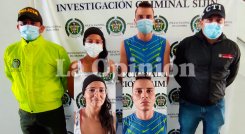 José Alirio Quintero Suárez, ‘Pantera’, y su compañera sentimental Leidy Yurymar Gauta 