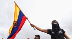 El proyecto reforma tributaria generó protestas en todo el país. / Foto: Colprensa